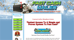 Desktop Screenshot of fastcashmailer.com