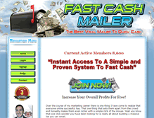 Tablet Screenshot of fastcashmailer.com